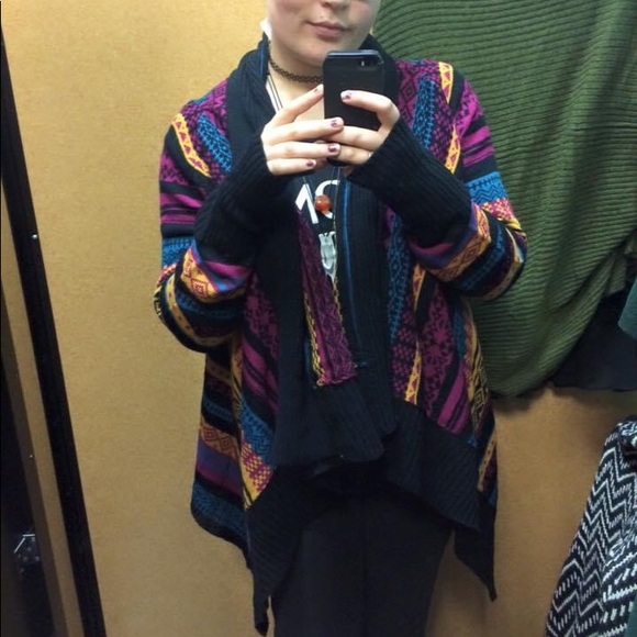 cozy draped cardigan sweater - Picture 2 of 9